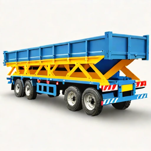 A permafrost-foundation pile carrier, photographed against a plain background