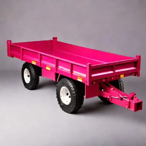 A permafrost-foundation pile carrier, photographed against a plain background
