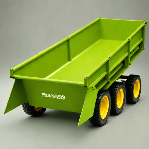 A permafrost-foundation pile carrier, photographed against a plain background