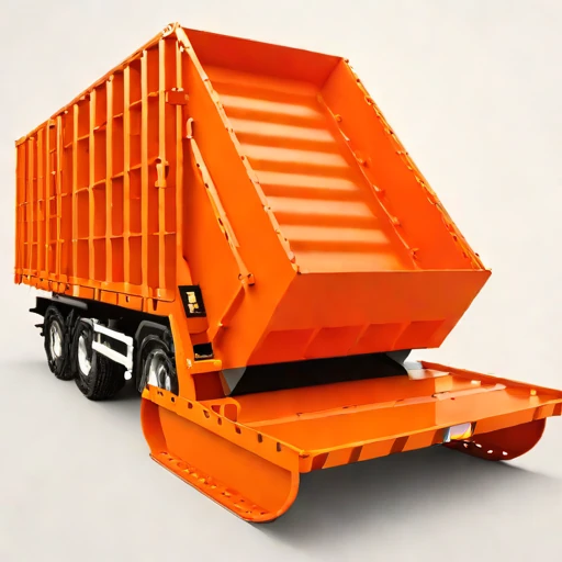 A permafrost-foundation pile carrier, photographed against a plain background