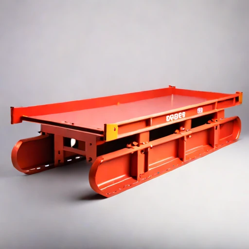 A permafrost-foundation pile carrier, photographed against a plain background