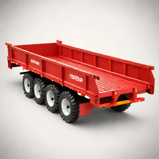 A permafrost-foundation pile carrier, photographed against a plain background
