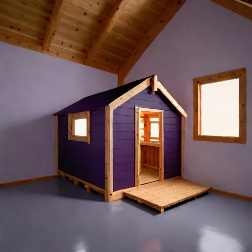 A polje-floor trekking hostel, photographed against a plain background