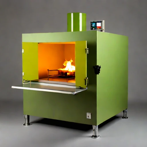 A peridotite-hearth smelting forge, photographed against a plain background