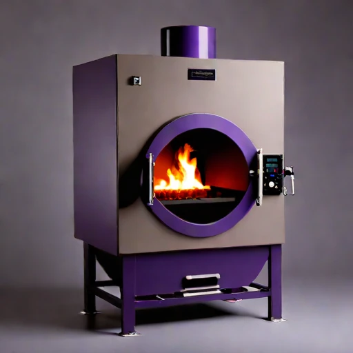 A peridotite-hearth smelting forge, photographed against a plain background