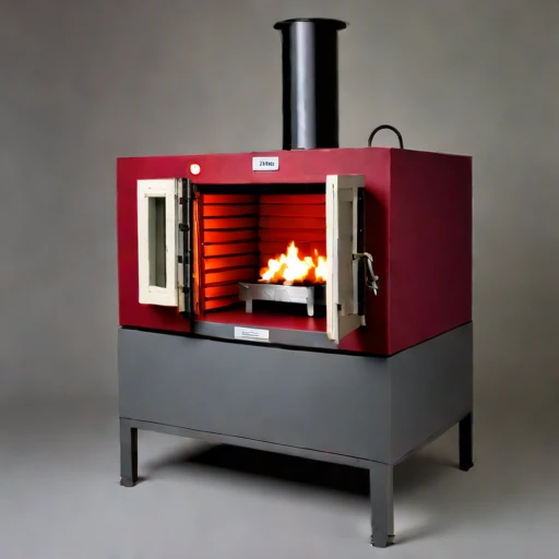 A peridotite-hearth smelting forge, photographed against a plain background