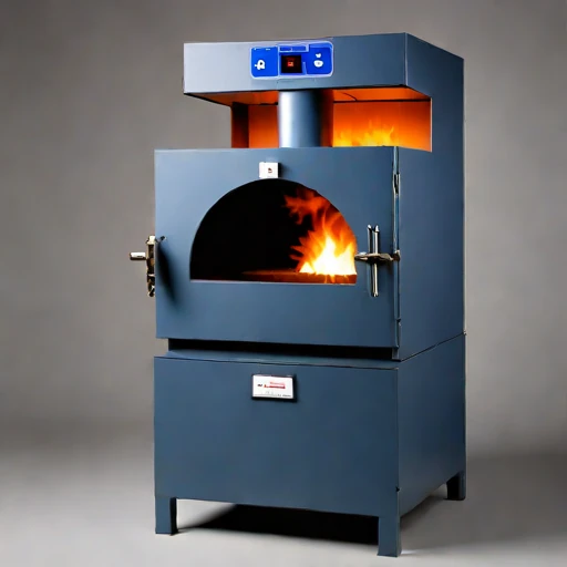 A peridotite-hearth smelting forge, photographed against a plain background