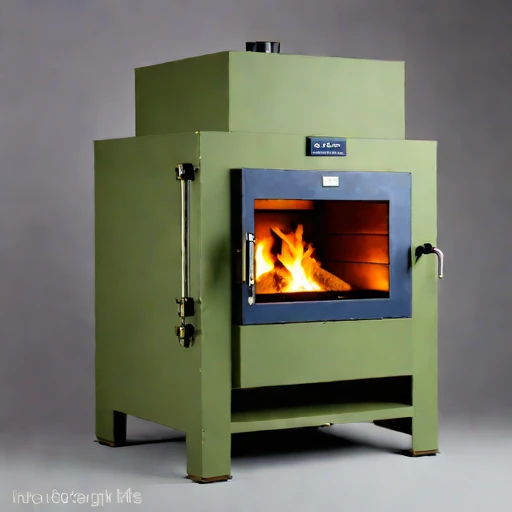 A peridotite-hearth smelting forge, photographed against a plain background