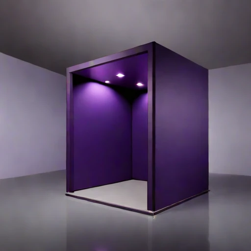 A permafrost-isolated audition chamber, photographed against a plain background
