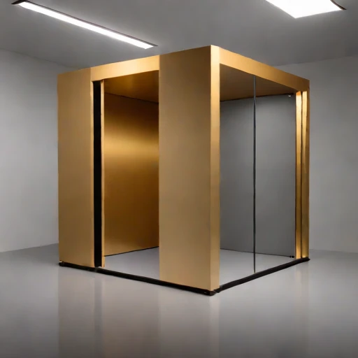 A permafrost-isolated audition chamber, photographed against a plain background