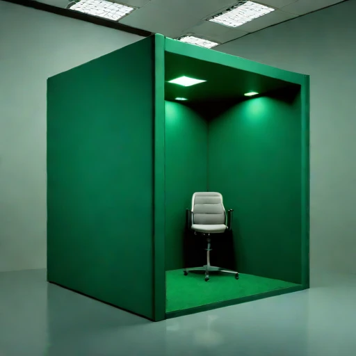 A permafrost-isolated audition chamber, photographed against a plain background