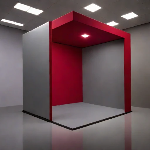 A permafrost-isolated audition chamber, photographed against a plain background
