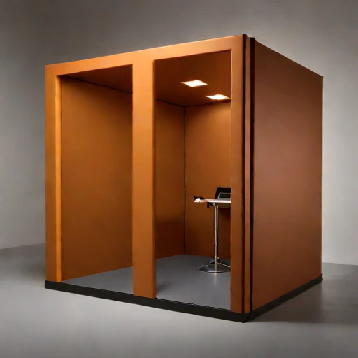 A permafrost-isolated audition chamber, photographed against a plain background