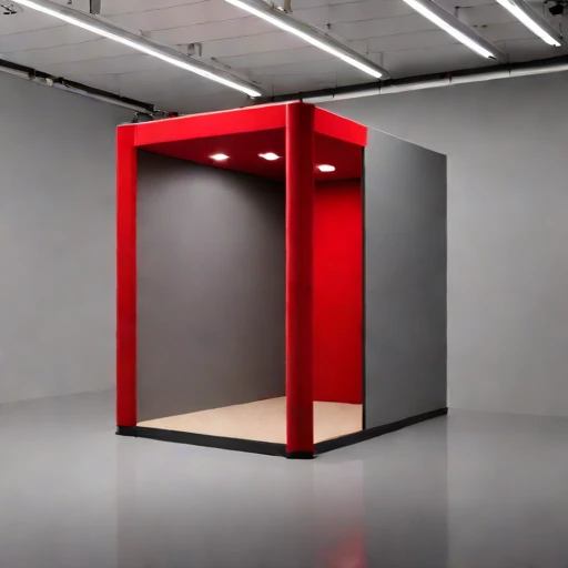 A permafrost-isolated audition chamber, photographed against a plain background