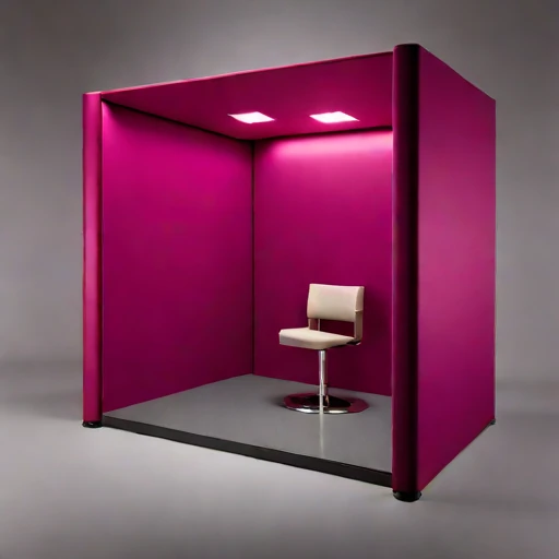 A permafrost-isolated audition chamber, photographed against a plain background