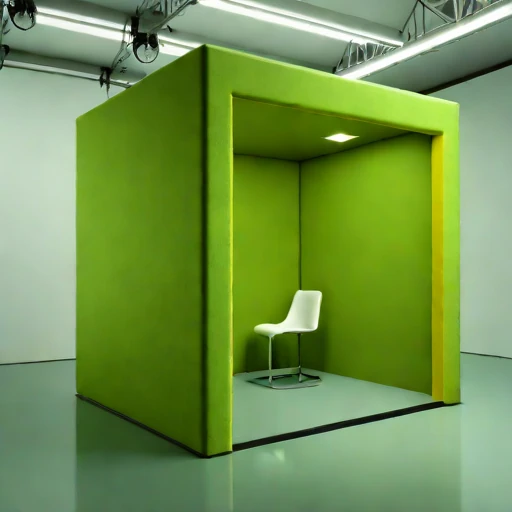 A permafrost-isolated audition chamber, photographed against a plain background