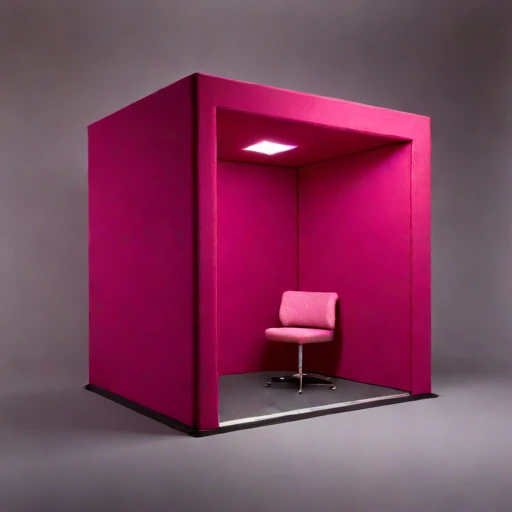 A permafrost-isolated audition chamber, photographed against a plain background