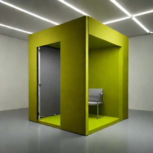 A permafrost-isolated audition chamber, photographed against a plain background