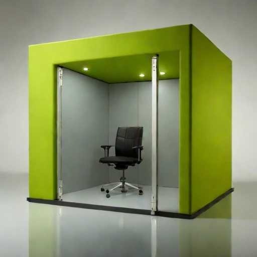 A permafrost-isolated audition chamber, photographed against a plain background