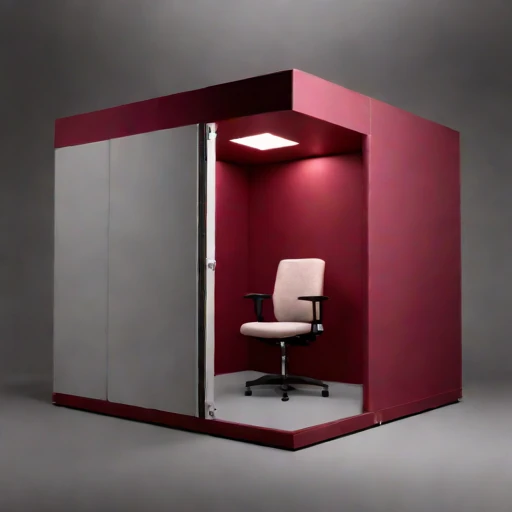 A permafrost-isolated audition chamber, photographed against a plain background