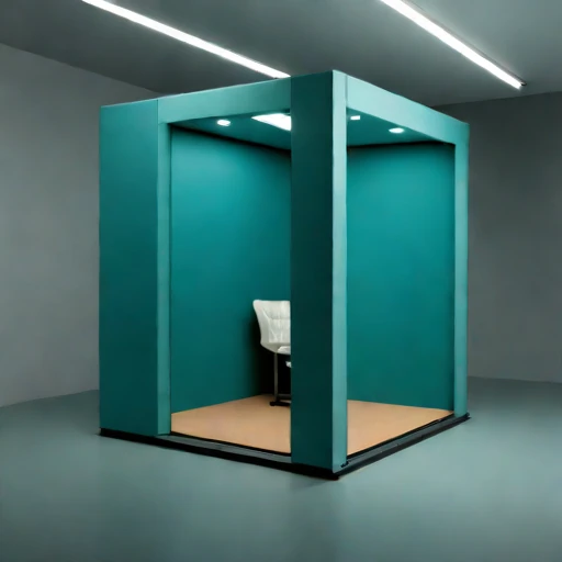 A permafrost-isolated audition chamber, photographed against a plain background