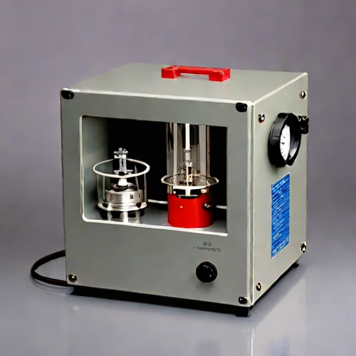 A psychrometric-loop humidity cell, photographed against a plain background