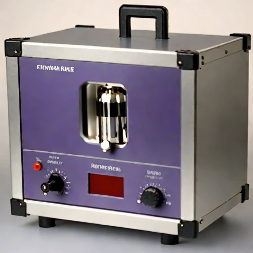 A psychrometric-loop humidity cell, photographed against a plain background