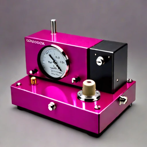 A psychrometric-loop humidity cell, photographed against a plain background