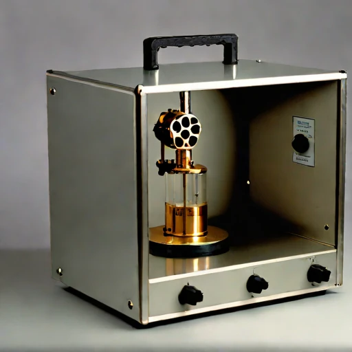 A psychrometric-loop humidity cell, photographed against a plain background