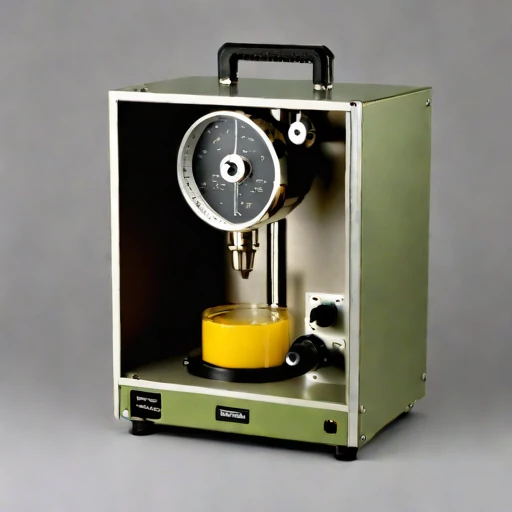 A psychrometric-loop humidity cell, photographed against a plain background