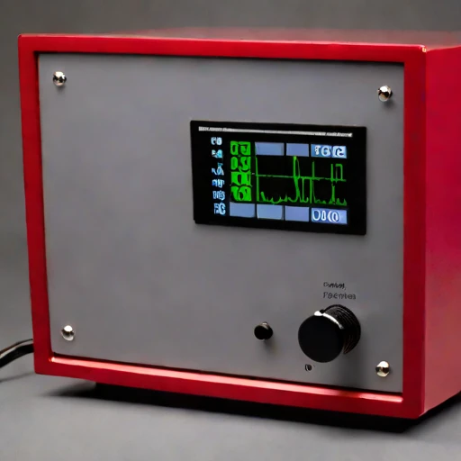 A psychrometric-loop humidity cell, photographed against a plain background