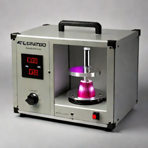 A psychrometric-loop humidity cell, photographed against a plain background