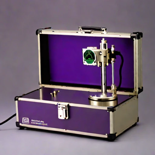 A psychrometric-loop humidity cell, photographed against a plain background