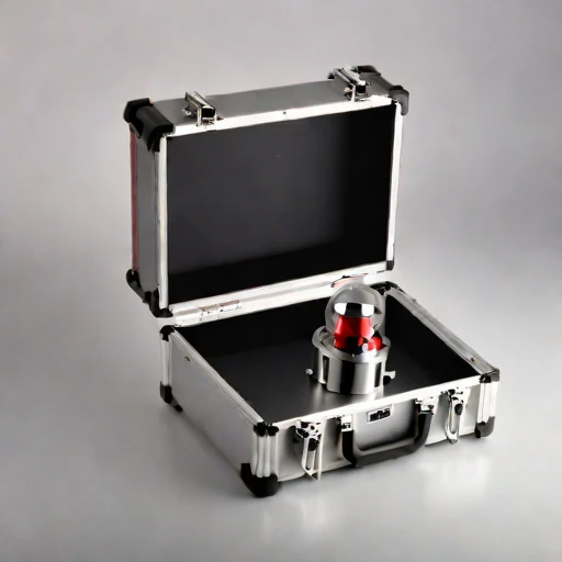 A psychrometric-loop humidity cell, photographed against a plain background