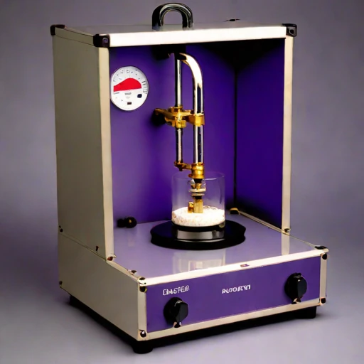 A psychrometric-loop humidity cell, photographed against a plain background