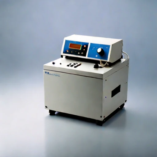 A psychrometric-loop humidity cell, photographed against a plain background