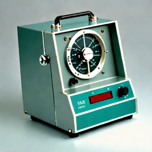 A psychrometric-loop humidity cell, photographed against a plain background