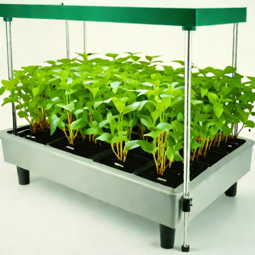 A podzol-profile seedling column, photographed against a plain background
