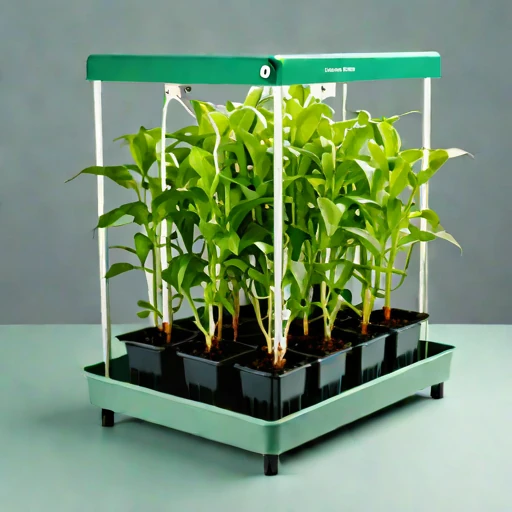 A podzol-profile seedling column, photographed against a plain background