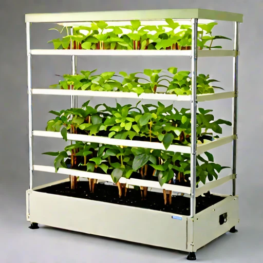 A podzol-profile seedling column, photographed against a plain background