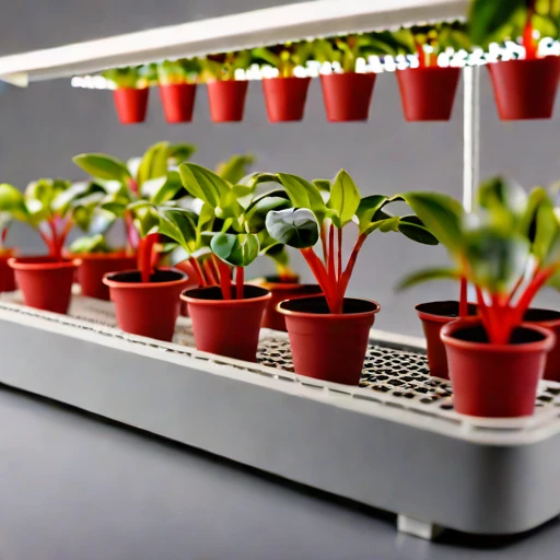 A podzol-profile seedling column, photographed against a plain background