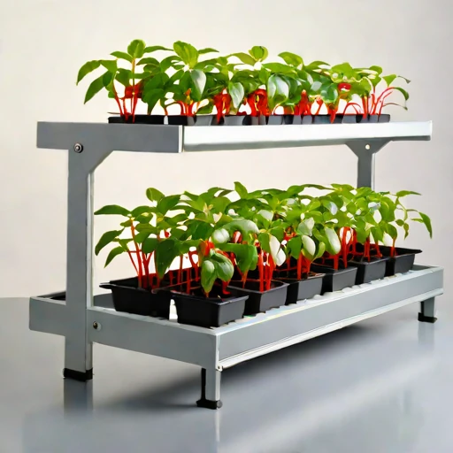 A podzol-profile seedling column, photographed against a plain background