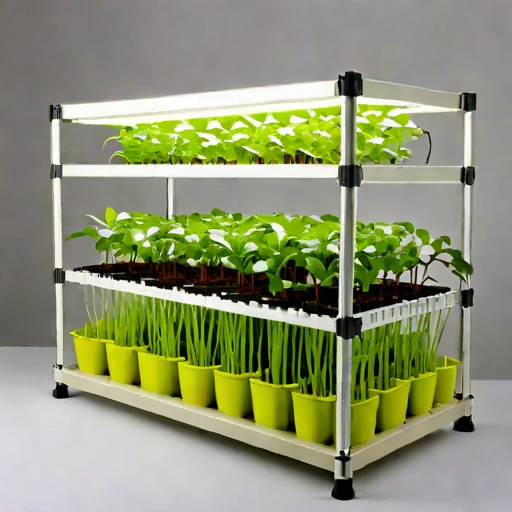 A podzol-profile seedling column, photographed against a plain background