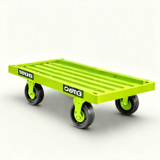 A periglacial-rated pallet dolly, photographed against a plain background