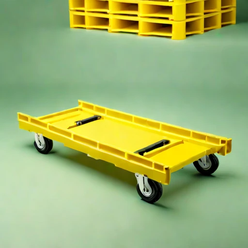 A periglacial-rated pallet dolly, photographed against a plain background