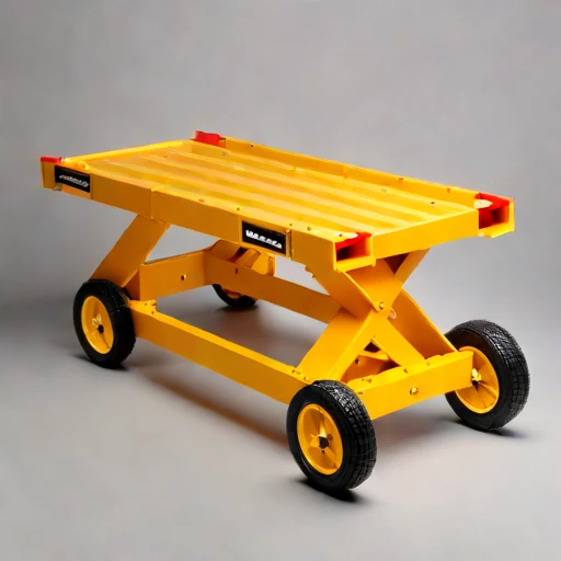 A periglacial-rated pallet dolly, photographed against a plain background