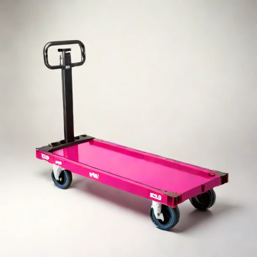 A periglacial-rated pallet dolly, photographed against a plain background