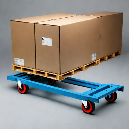 A periglacial-rated pallet dolly, photographed against a plain background