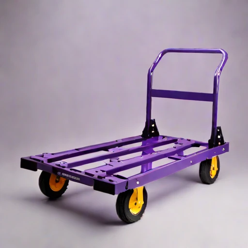 A periglacial-rated pallet dolly, photographed against a plain background