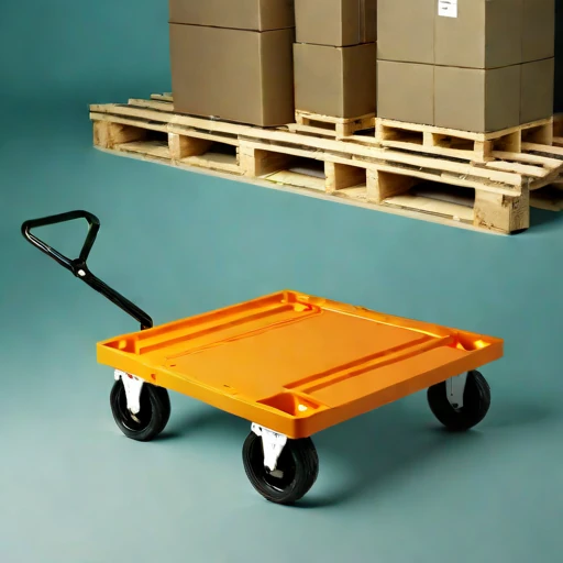 A periglacial-rated pallet dolly, photographed against a plain background